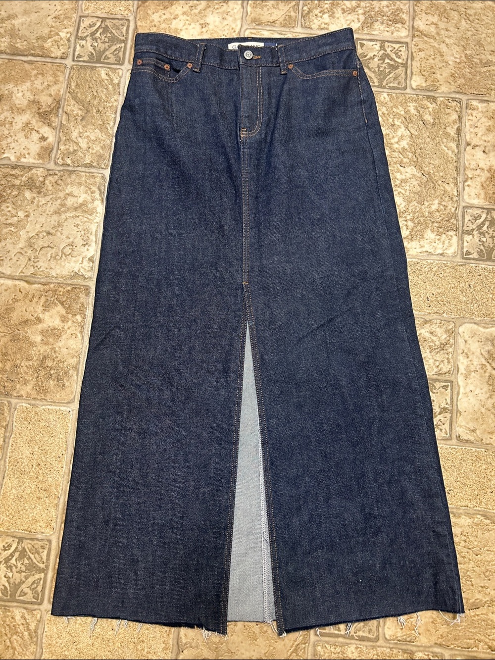 GAP Y2K vintage denim maxi skirt